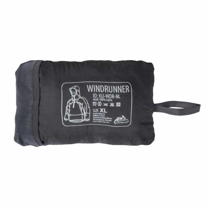 Windrunner grau Windshirt - Windpack Nylon
