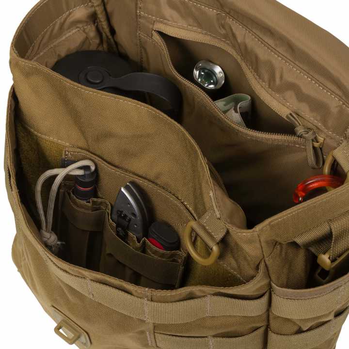 Bushcraft Haversack Tasche Cordura oliv / schwarz