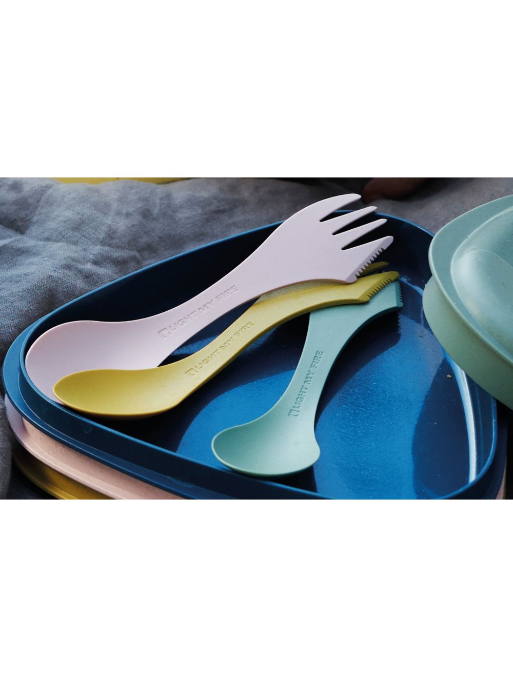 Spork mittel green