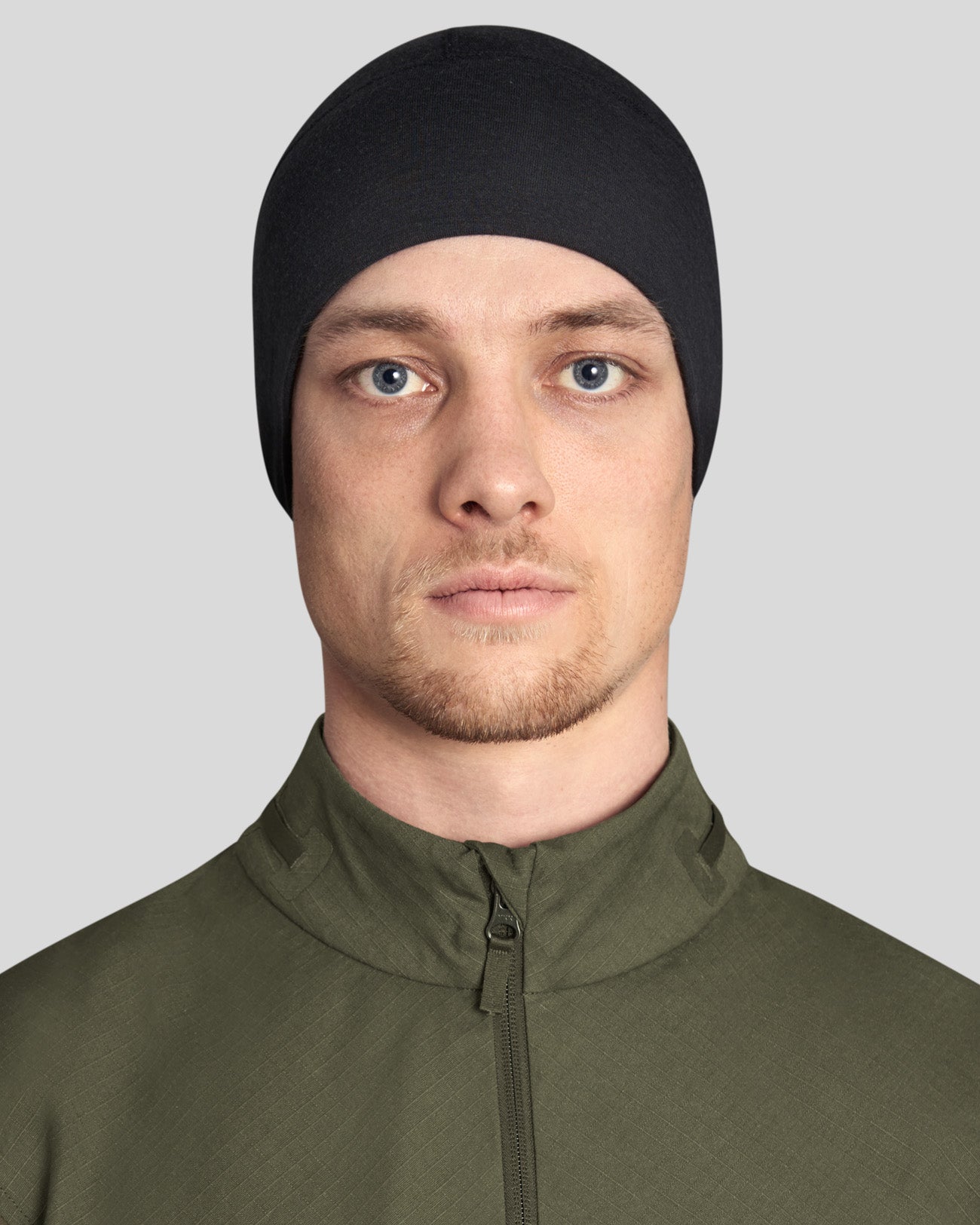 Merino Beanie stone grey