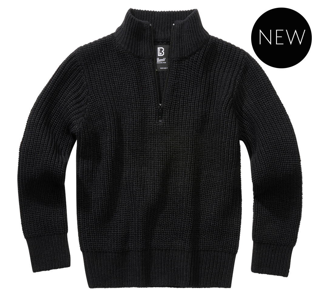 Kids Marine Troyer Pullover black