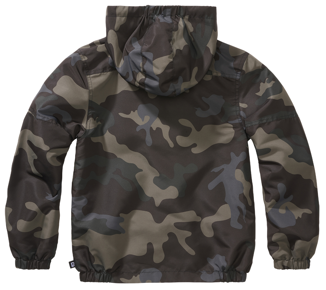Kids Summerwindbreaker Frontzip darkcamo