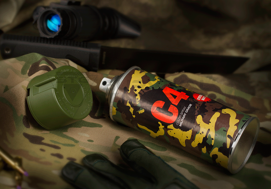C4 Mil Grade Color Spray RAL 6003