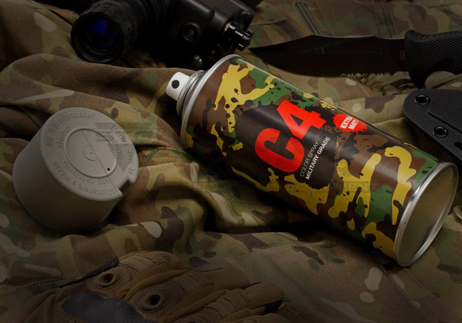 C4 Mil Grade Color Spray RAL 7030