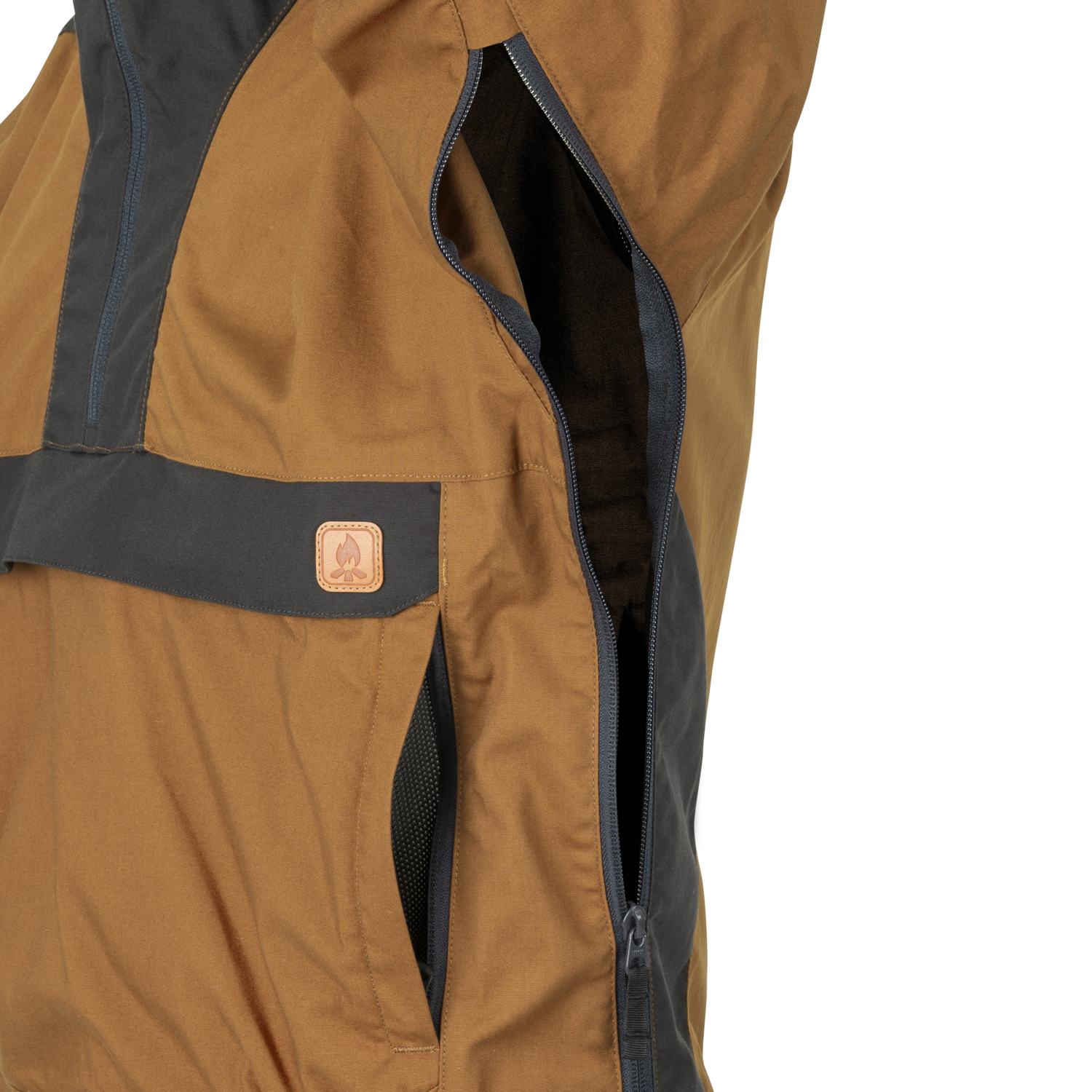 WOODSMAN Anorak Jacke - coyote