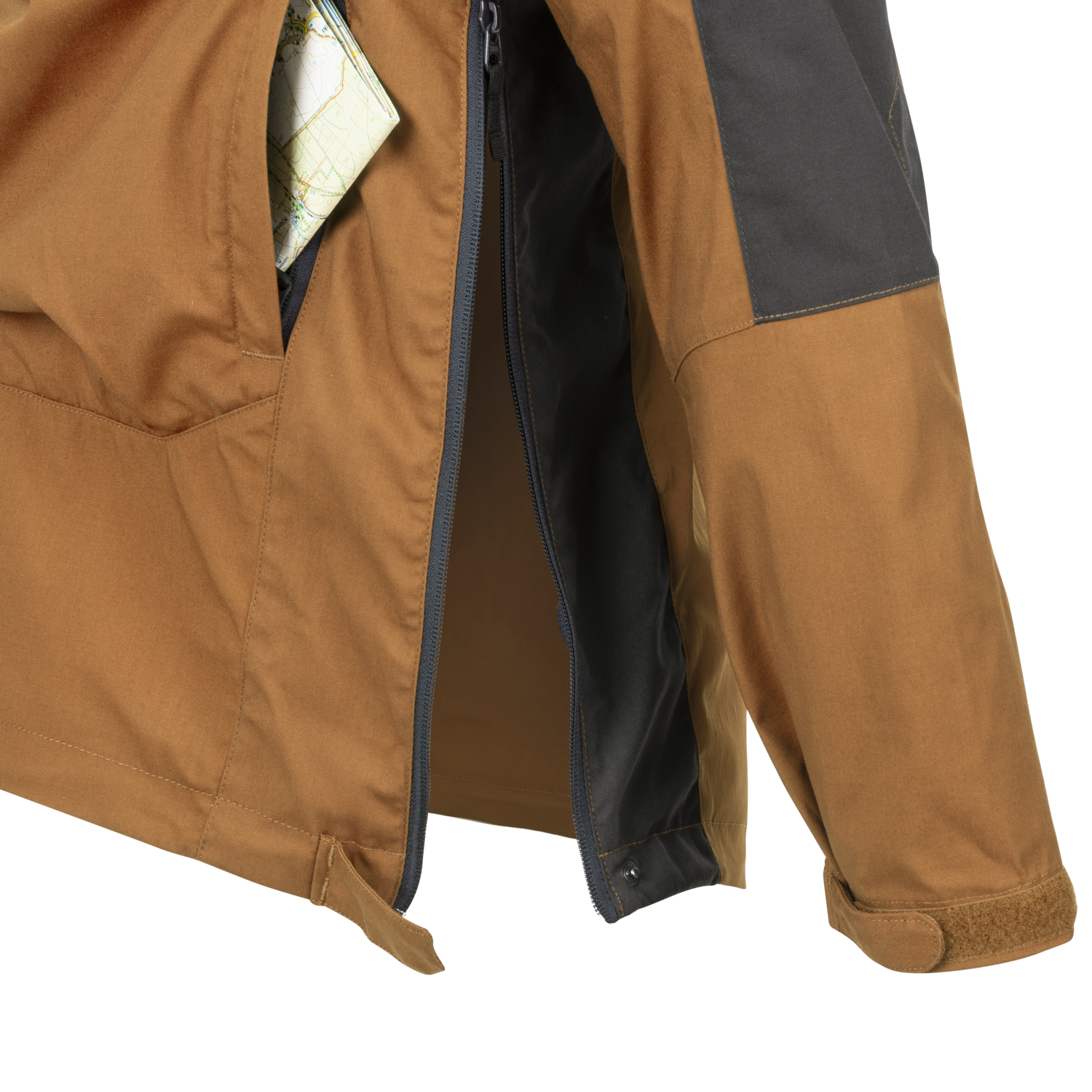 WOODSMAN Anorak Jacke - crimson sky / ash grey