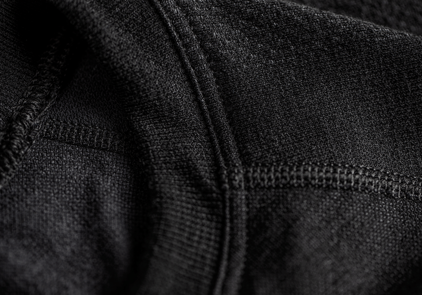 Merino Seamless Shirt LS schwarz