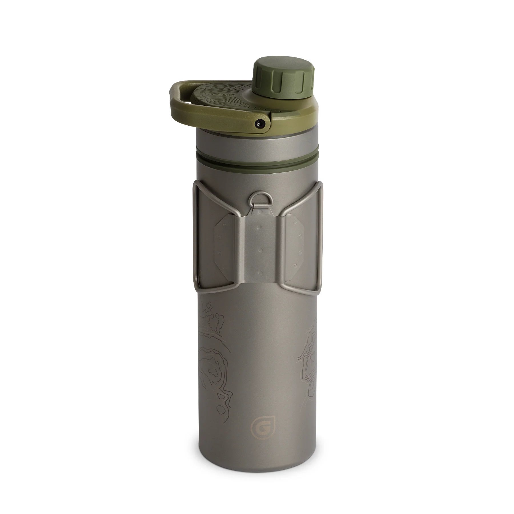 UltraPress 500ml Wasserfilter Titan olive drab