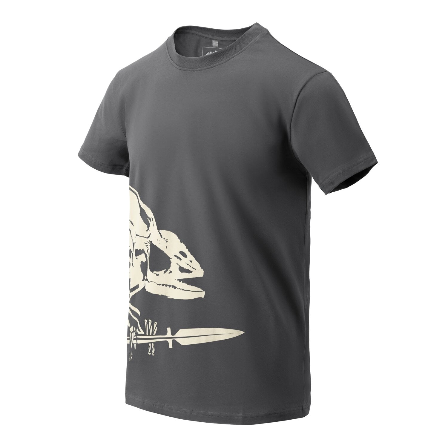 T-Shirt (Full Body Skeleton) - shadow grey