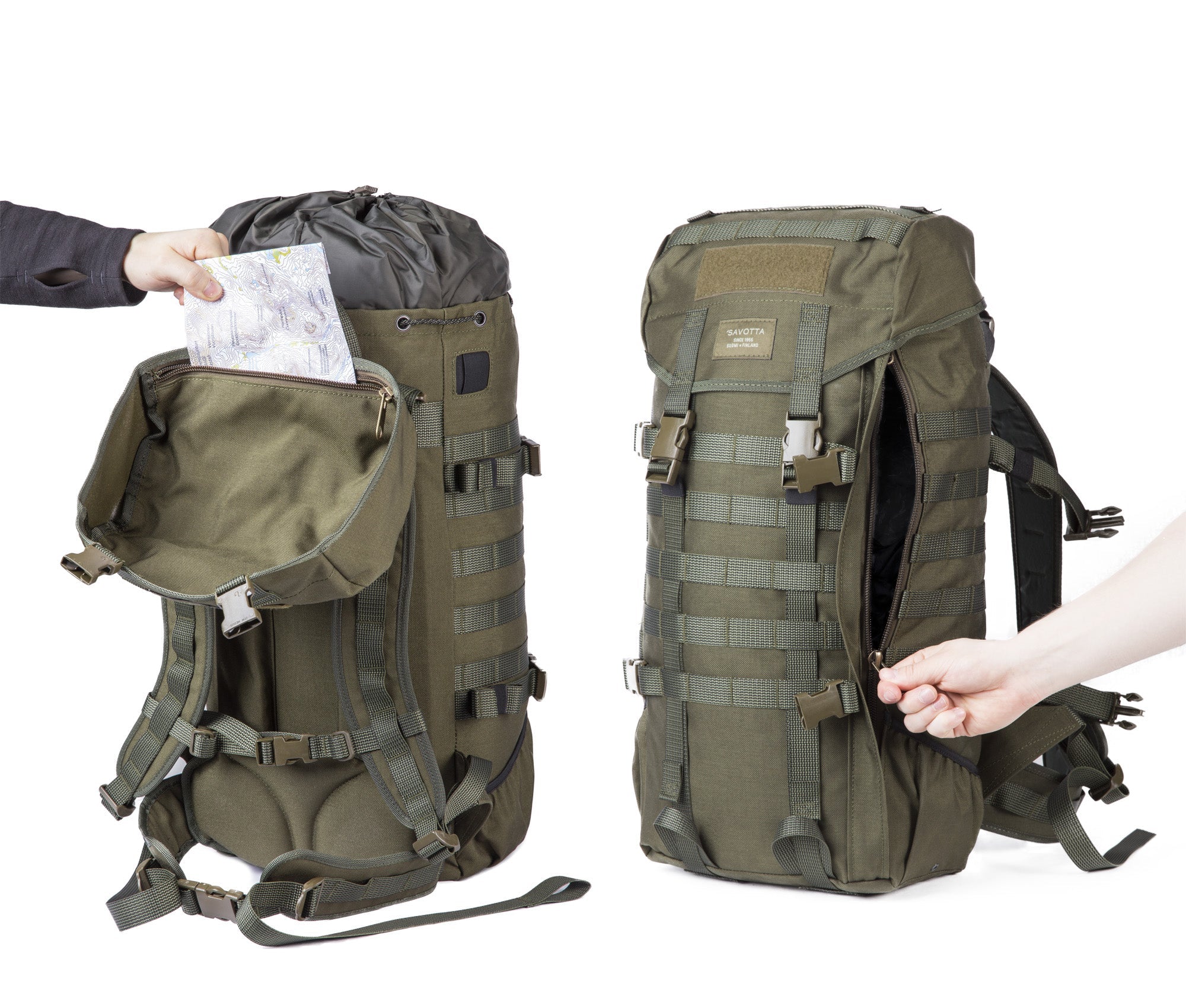 Jäger II M max. 30 l Tagesrucksack, schwarz