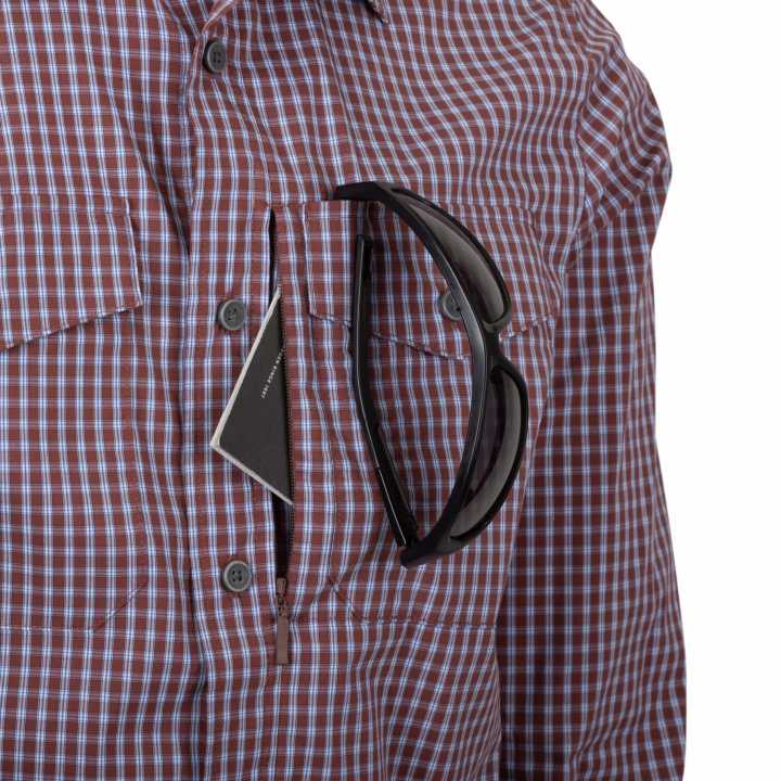 Covert Carry Long Shirt blau