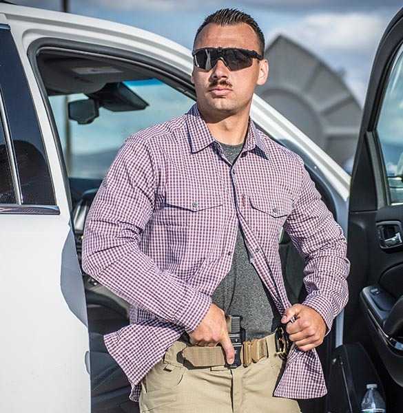 Covert Carry Long Shirt grün