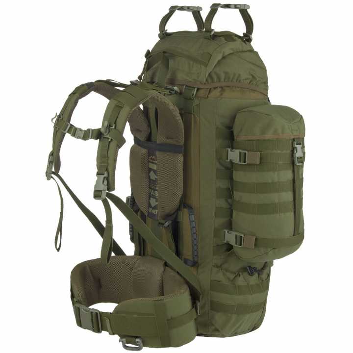 Raccoon 65l Rucksack oliv-grün