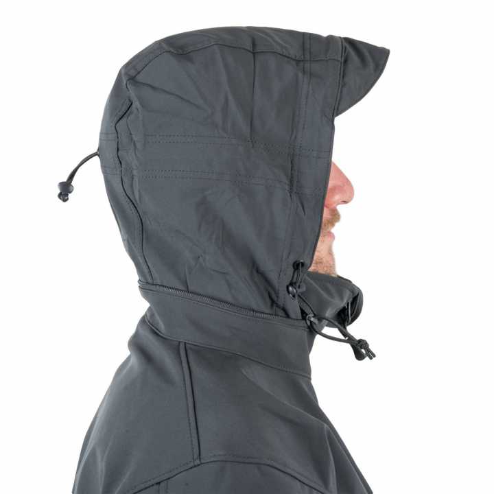 Jacke Gunfighter - Shark Skin Windblocker grau