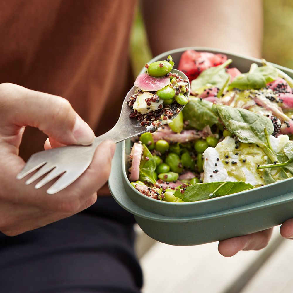 Spork´n Straw Kit Titanium