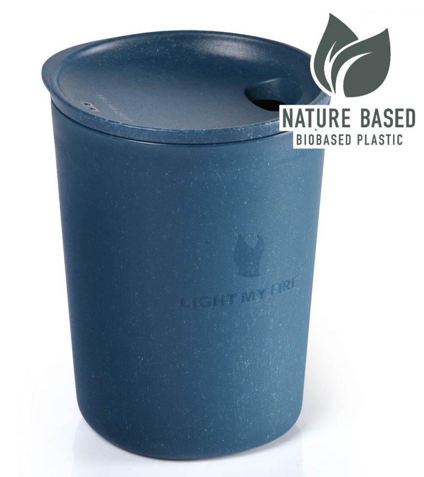 Becher mit Deckel original blue