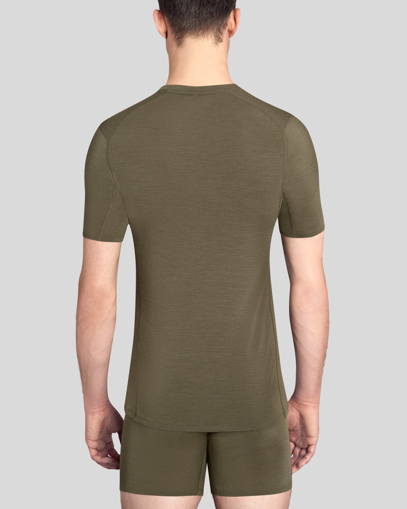 Merino Slim T-Shirt FR olive green