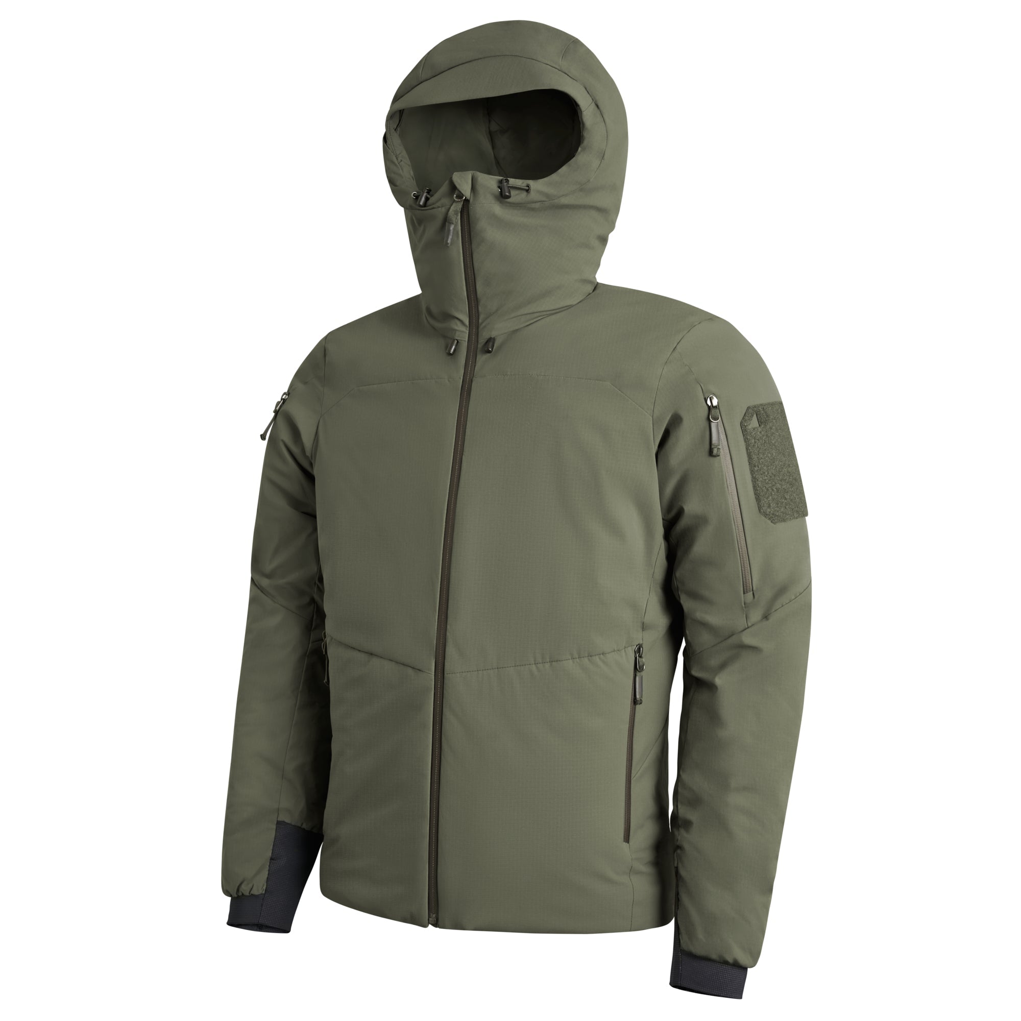 Heavy Insulation Hoody olive green