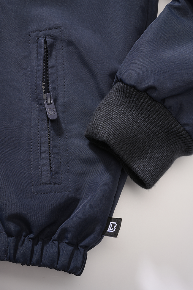 Kids Windbreaker Frontzip navy