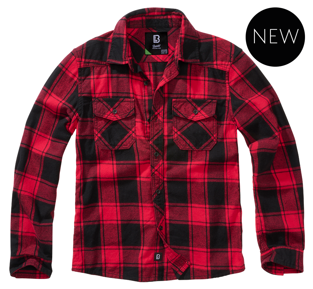 Kids Checkshirt red/black