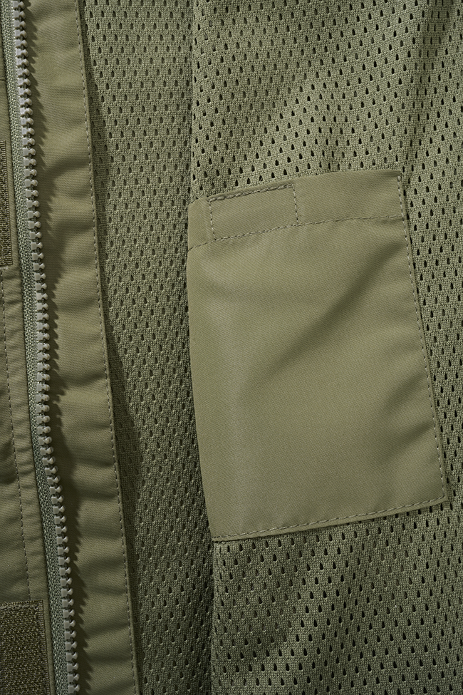 Kids Summerwindbreaker Frontzip olive