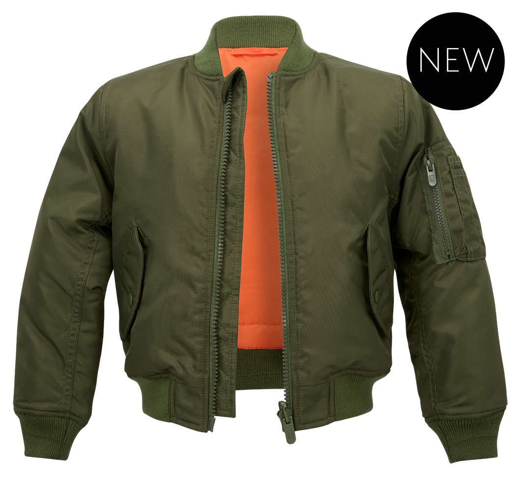 Kids MA1 Jacket olive