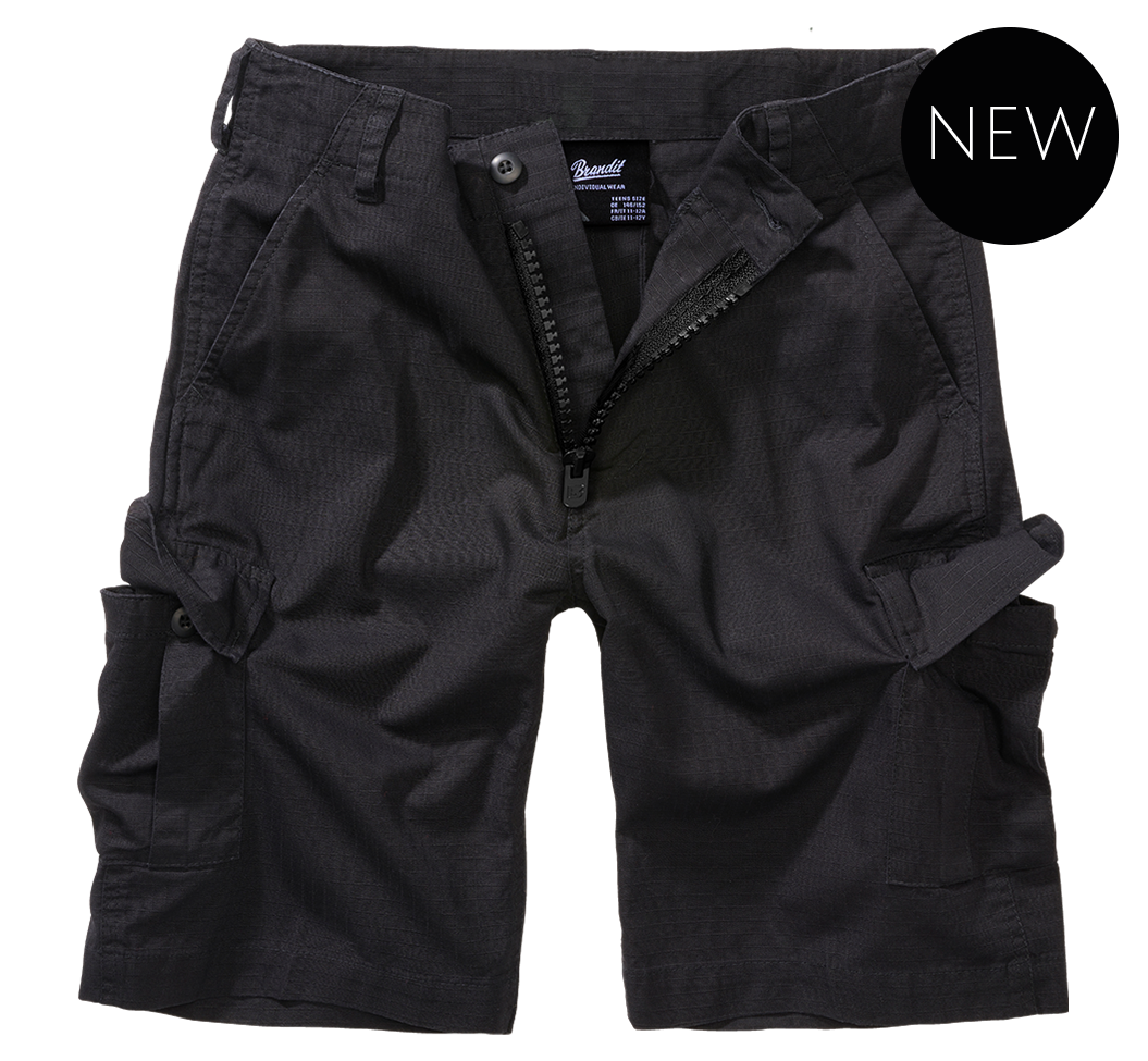 Kids BDU Ripstop Shorts black
