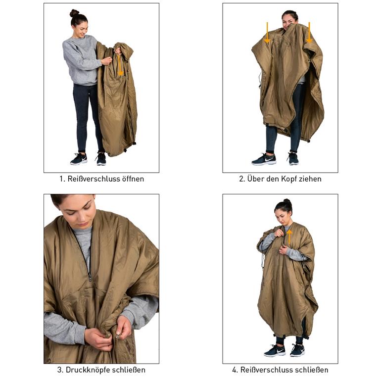 2-in-1 Underquilt-Poncho