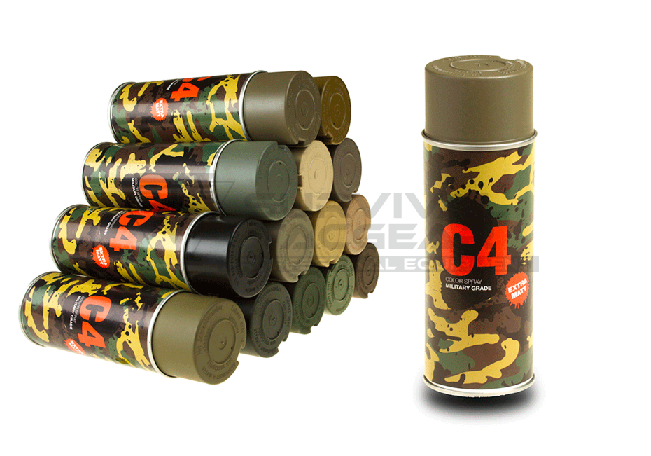 C4 Mil Grade Color Spray TAN499