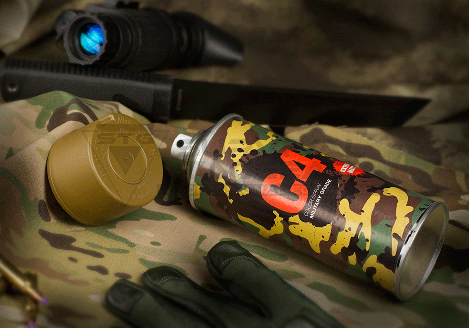 C4 Mil Grade Color Spray Coyote