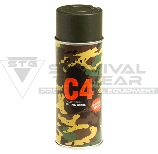 C4 Mil Grade Color Spray OD Green