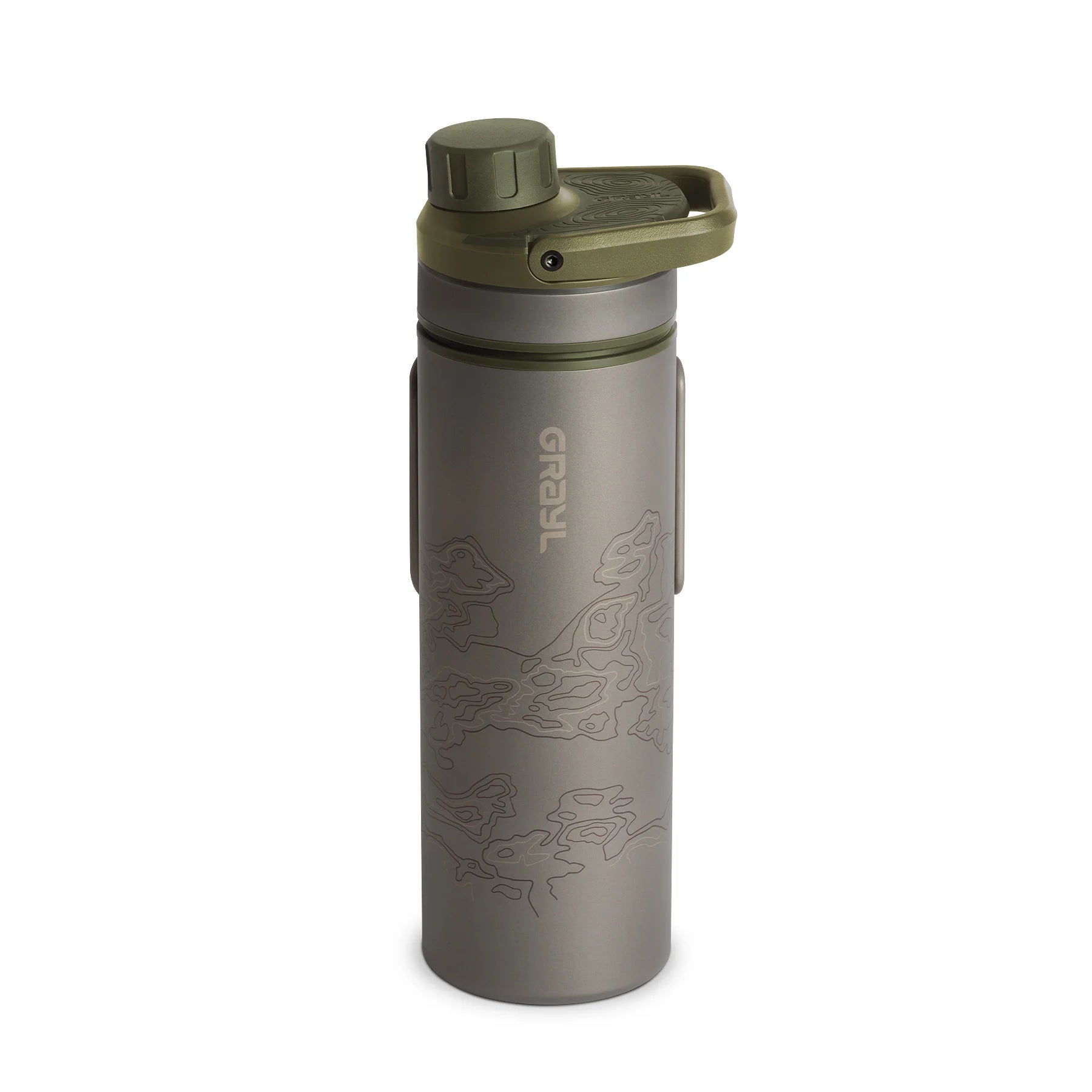 UltraPress 500ml Wasserfilter Titan olive drab