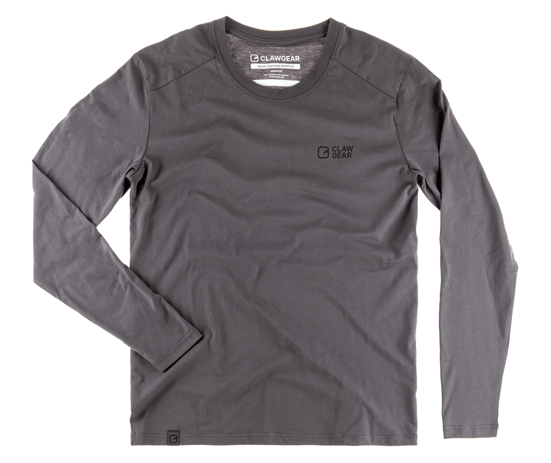 Basic Tee LS wolf grau