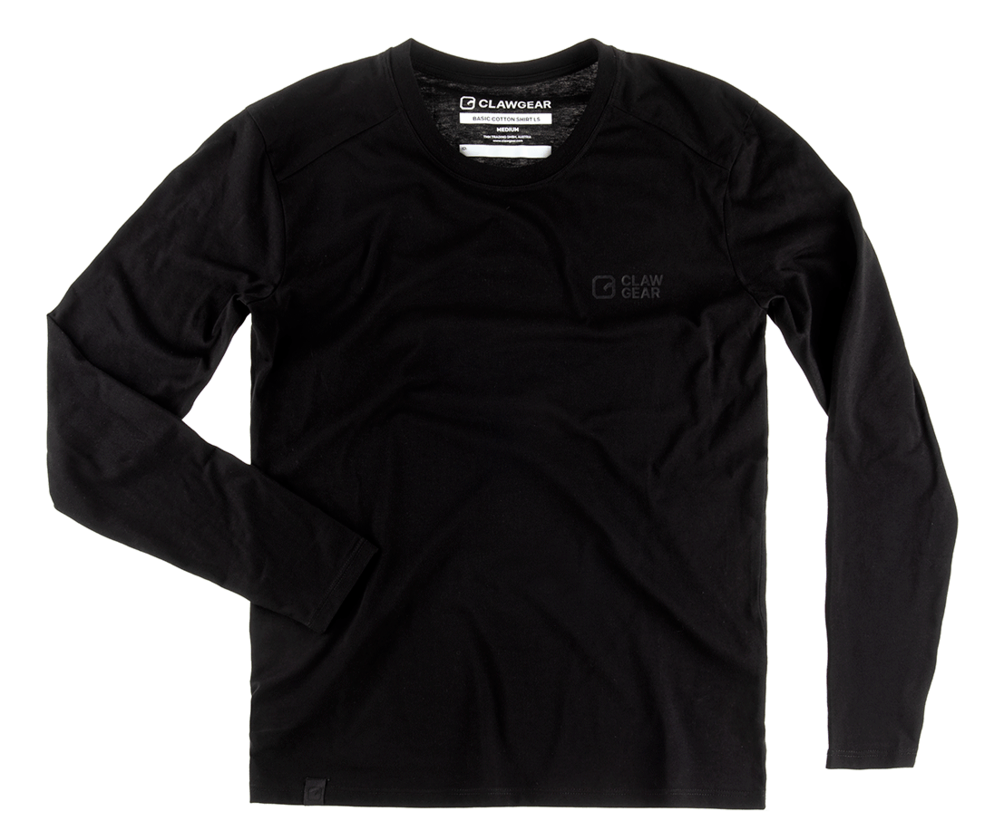 Basic Tee LS schwarz