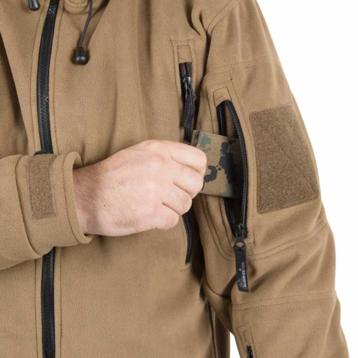 Fleecejacke Patriot grau - Double Fleece