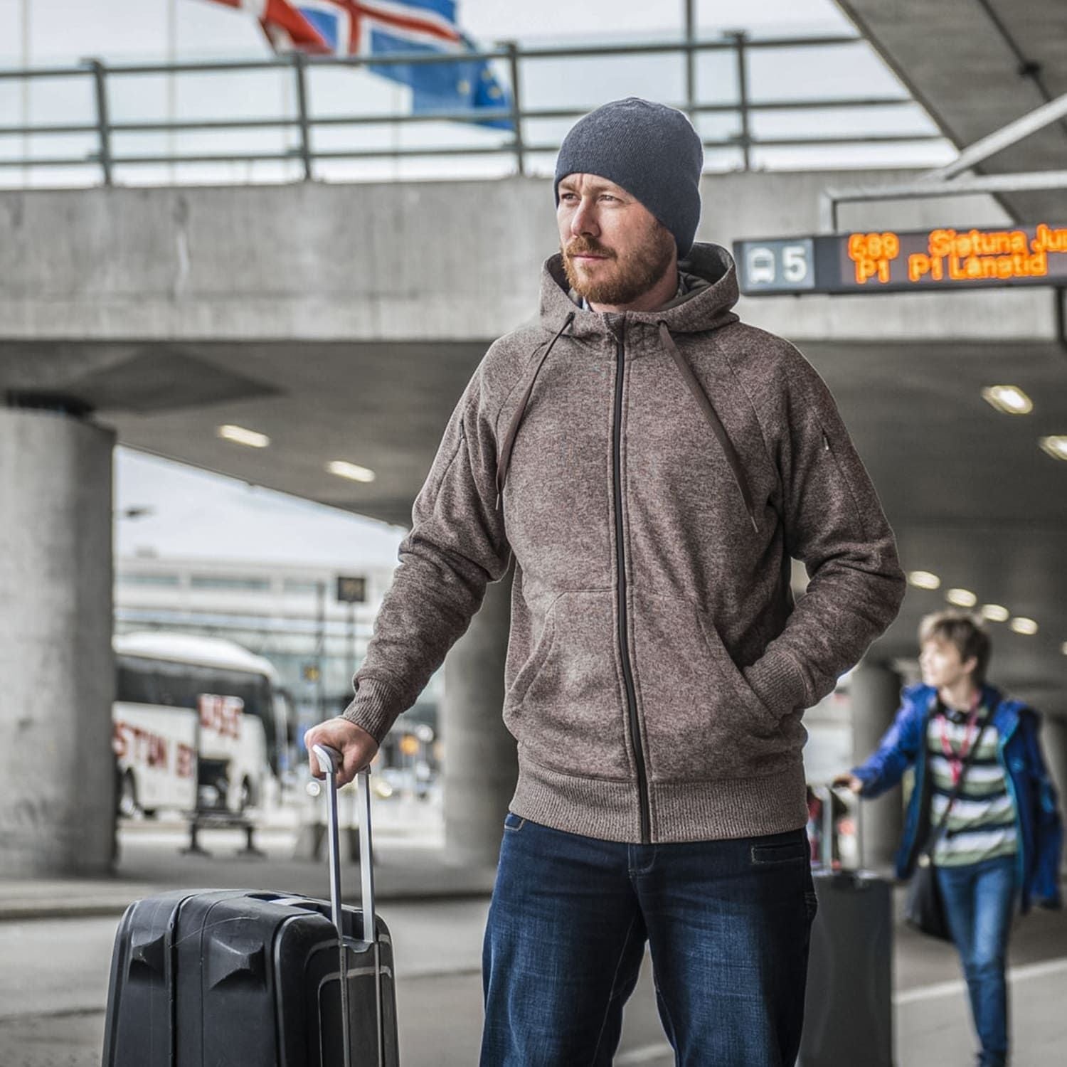 Covert Tactical Hoodie (FullZip) - Melange Blue