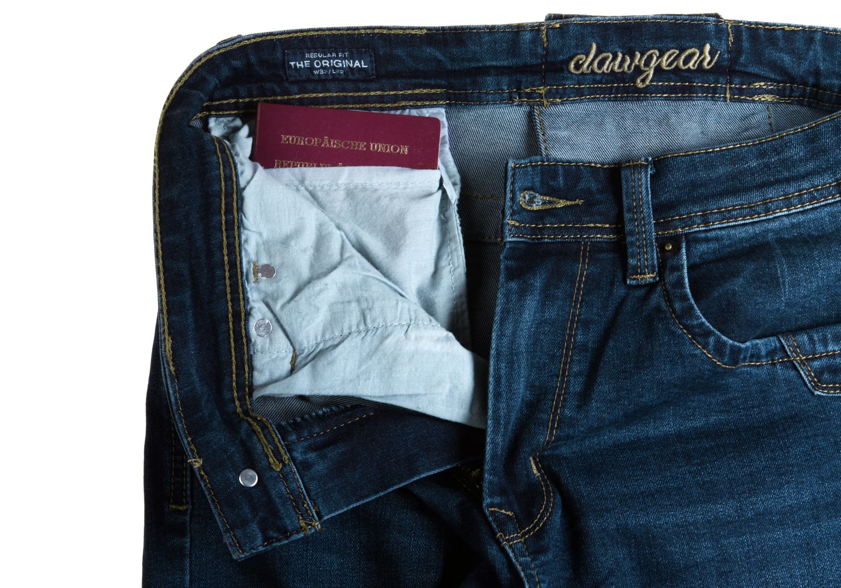 Blue Denim Tactical Flex Jeans - midnight
