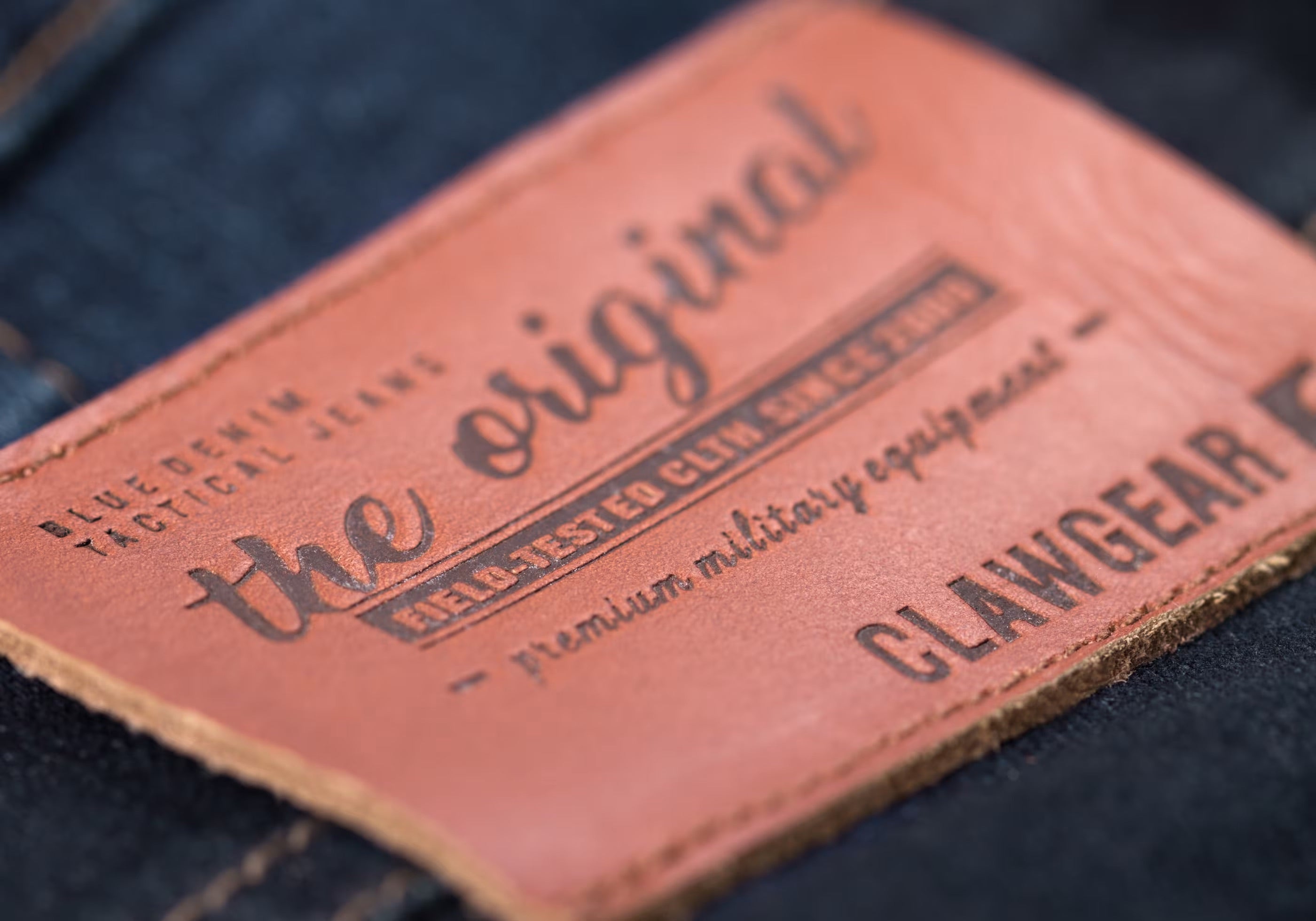 Blue Denim Tactical Flex Jeans - midnight