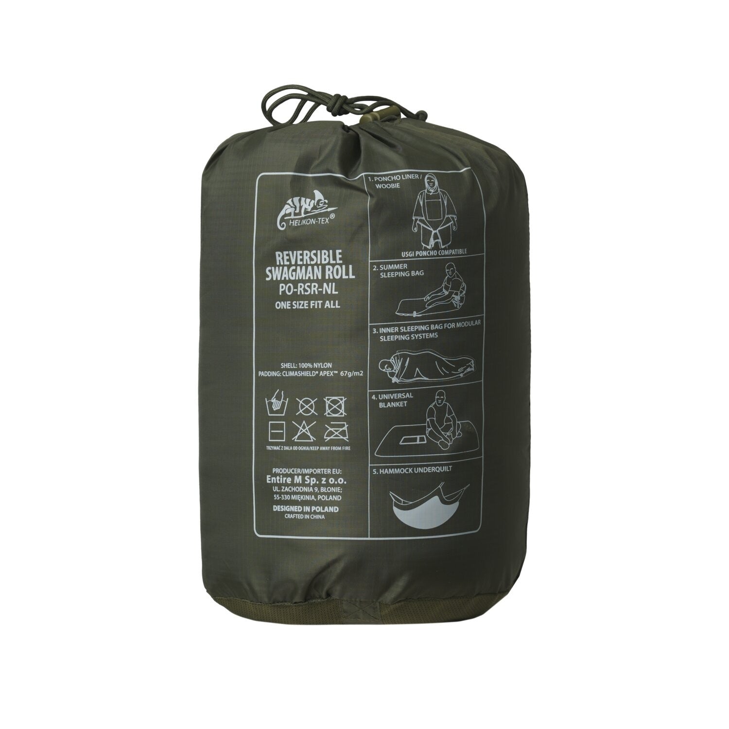 Reversible Swagman Roll - Mitchell Camo Leaf / Mitchell Camo Clouds