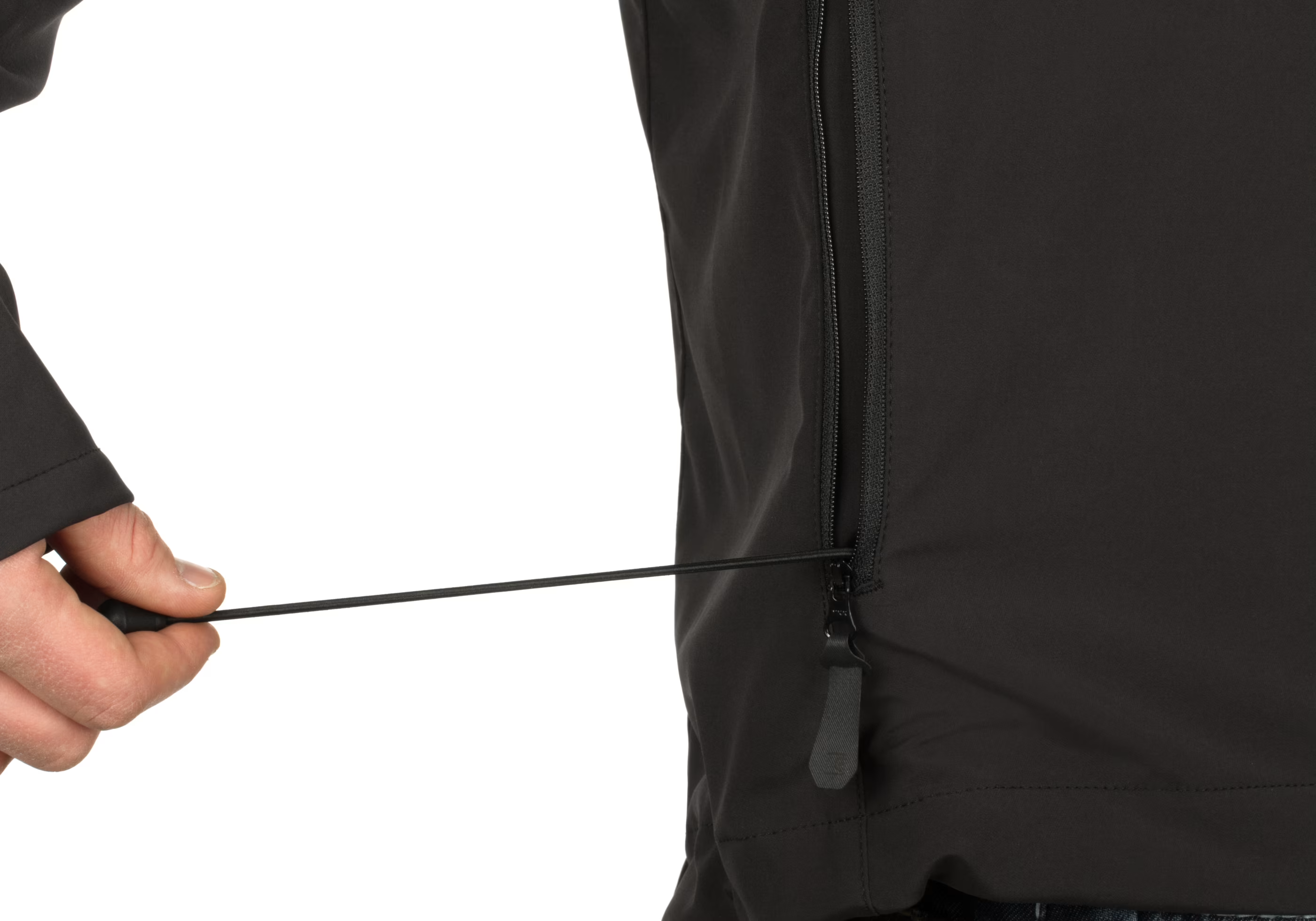 Rapax Softshelljacke schwarz