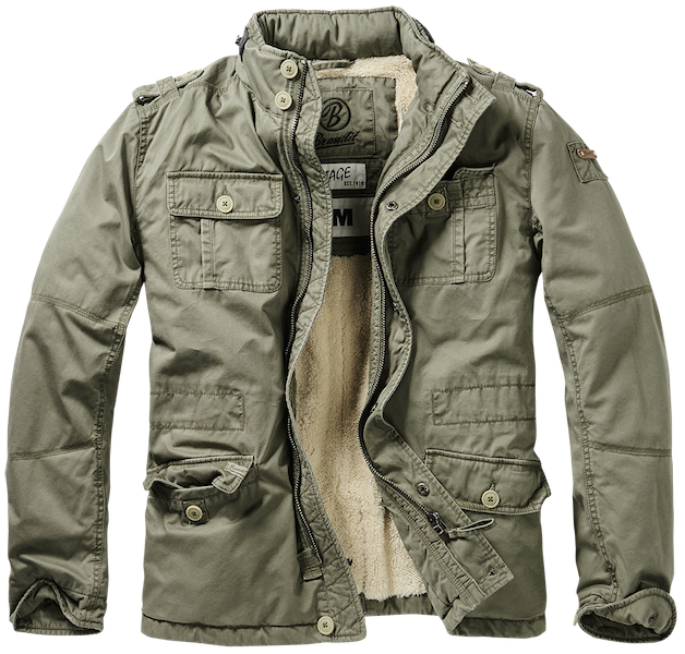 Winterjacke Britannia oliv