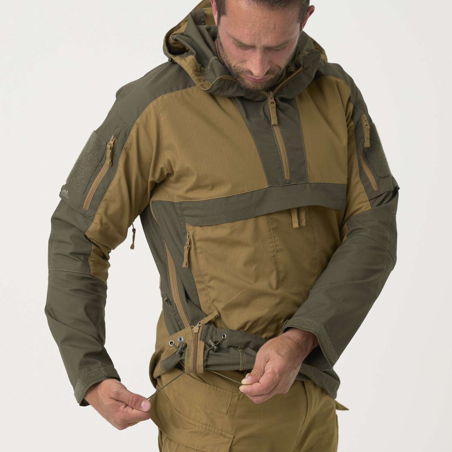 Tracer Anorak Jacket - Polycotton Stretch Ripstop - RAL7013