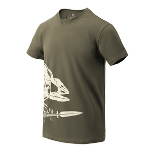 T-Shirt (Full Body Skeleton) - olive