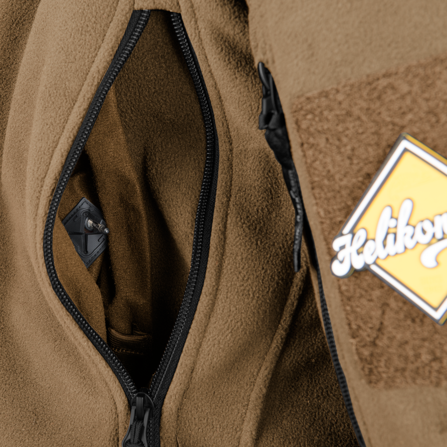 Fleecejacke Liberty schwarz