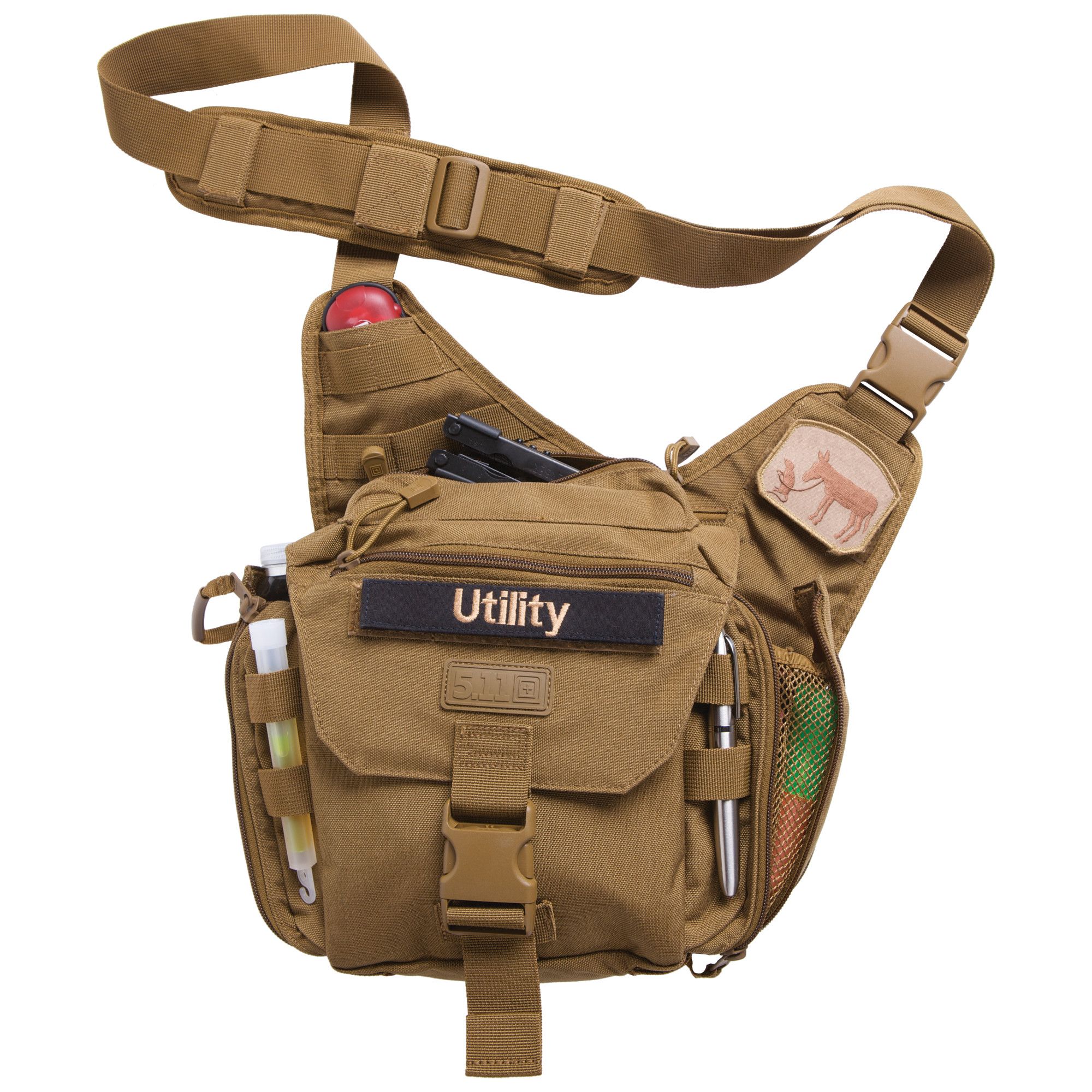 Push Pack 6L Umhängetasche, coyote