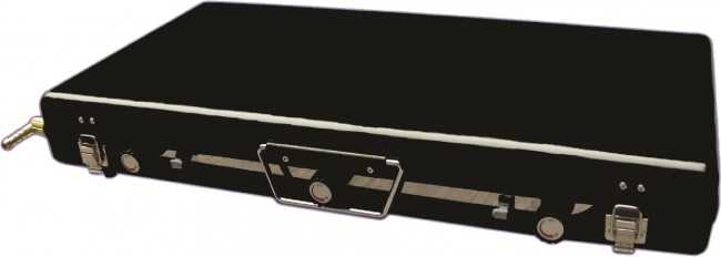 Faltbarer Grill, schwarz