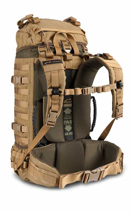 Raccoon 45l Rucksack coyote-braun