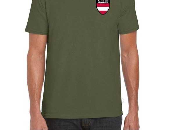 Shield T-Shirt Austria oliv-grün