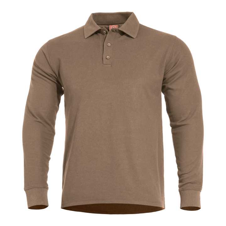 Aniketos Long Polo Shirt coyote