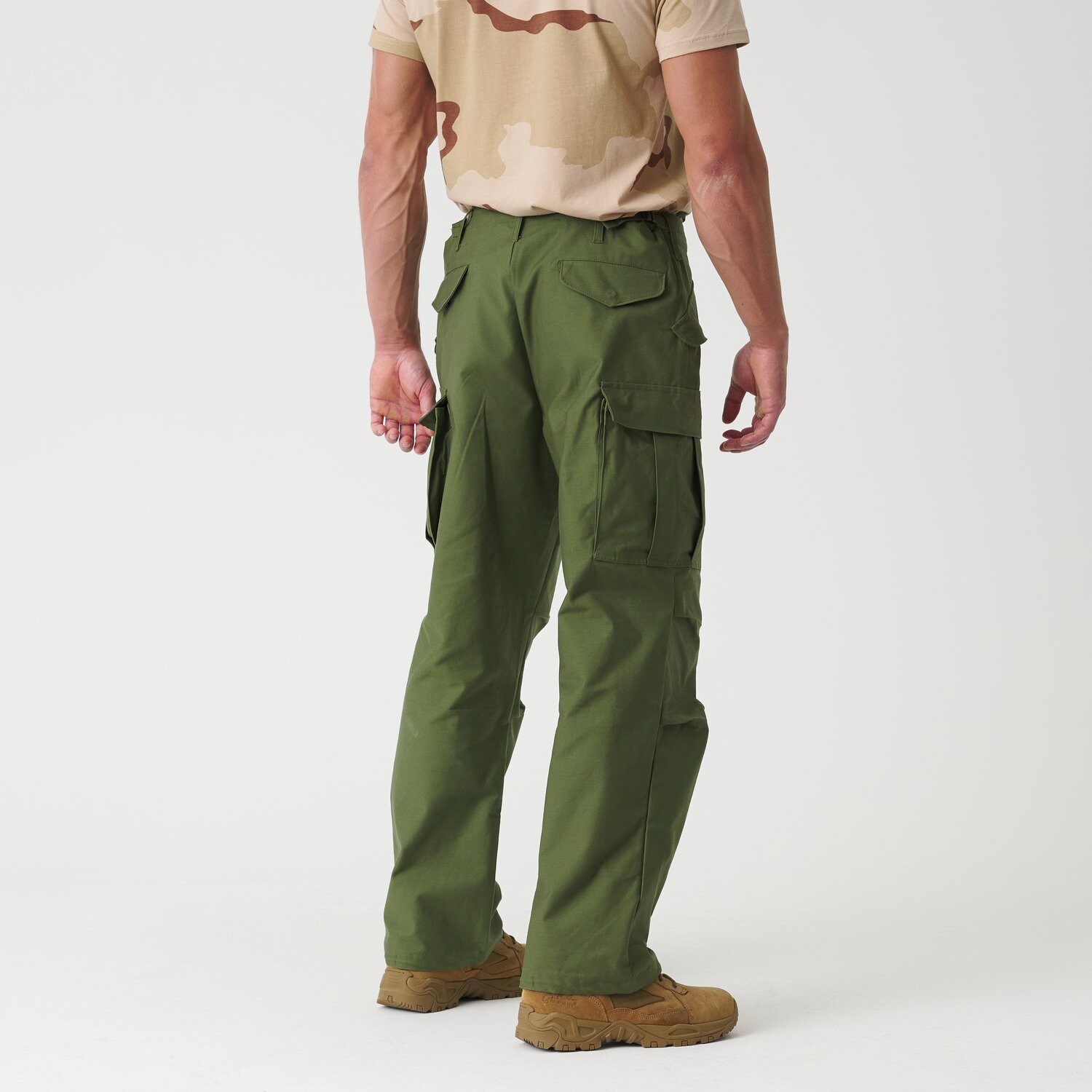 M65 Hose Nyco Sateen oliv